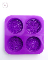 Round Mold Floral Embed Design #1 - Islas Aromatics