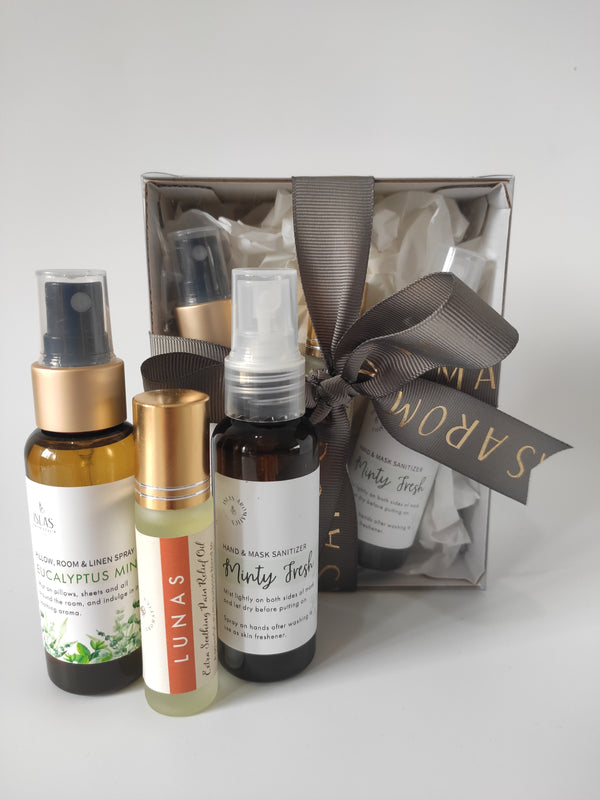 Gift Set 11 (Spray + Sanitizer + Roller)