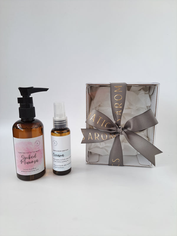 Gift Set (50ml H&M Sanitizer, 120ml H&B Wash)