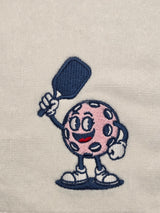 Islas Aromatics pickleball sports towel with vibrant design, ideal for gifts and giveaways, displayed on a flat surface.