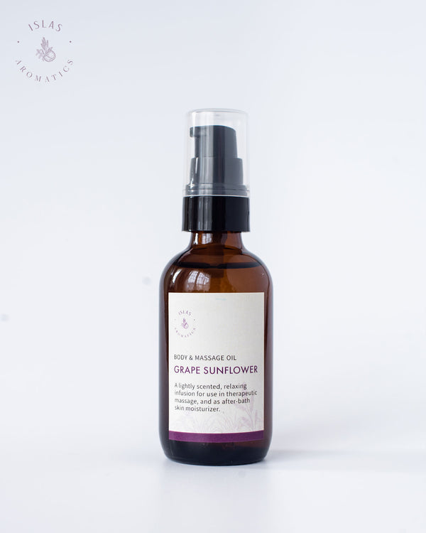 Aromatic Body & Massage Oil - Grape Sunflower