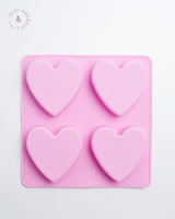 Flat Hearts Mold